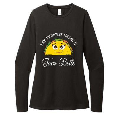 My Princess Name Is Taco Belle Funny Pun Cinco De Mayo Womens CVC Long Sleeve Shirt