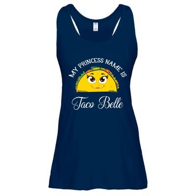 My Princess Name Is Taco Belle Funny Pun Cinco De Mayo Ladies Essential Flowy Tank