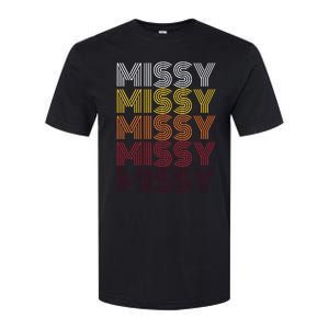 Missy Personalized Name Retro Missy 70s Softstyle CVC T-Shirt