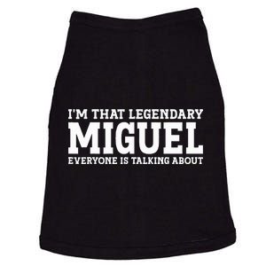 Miguel Personal Name Funny Miguel Doggie Tank