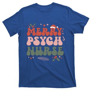 Merry Psych Nurse Christmas Psychiatric Nursing Xmas Party Cool Gift T-Shirt