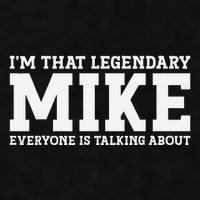Mike Personal Name First Name Funny Mike Ladies PosiCharge Tri-Blend Wicking Tank