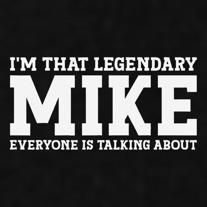 Mike Personal Name First Name Funny Mike Ladies PosiCharge Tri-Blend Wicking Tank