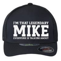 Mike Personal Name First Name Funny Mike Flexfit Unipanel Trucker Cap