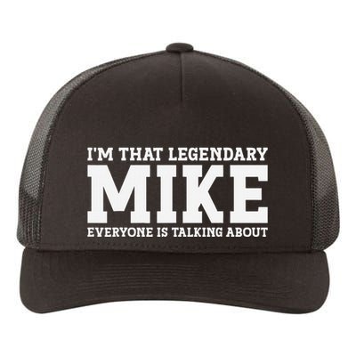 Mike Personal Name First Name Funny Mike Yupoong Adult 5-Panel Trucker Hat
