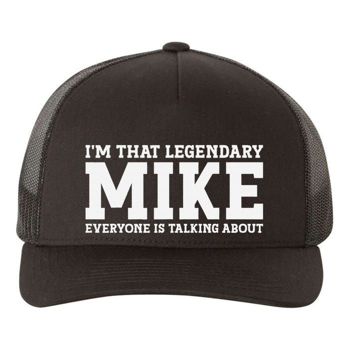 Mike Personal Name First Name Funny Mike Yupoong Adult 5-Panel Trucker Hat