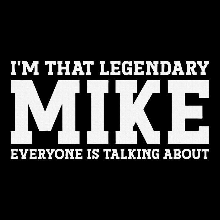 Mike Personal Name First Name Funny Mike Backpack