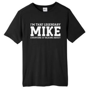 Mike Personal Name First Name Funny Mike Tall Fusion ChromaSoft Performance T-Shirt