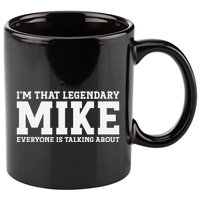 Mike Personal Name First Name Funny Mike 11oz C Handle Ceramic Mug