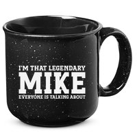 Mike Personal Name First Name Funny Mike 15oz Campfire Ceramic Mug