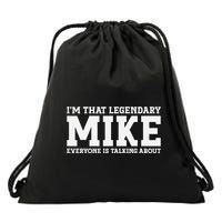 Mike Personal Name First Name Funny Mike Drawstring Bag