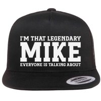 Mike Personal Name First Name Funny Mike Flatbill Hat