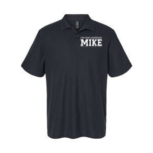 Mike Personal Name First Name Funny Mike Softstyle Adult Sport Polo