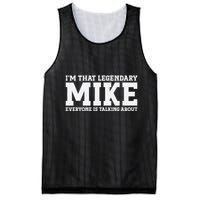 Mike Personal Name First Name Funny Mike Mesh Reversible Basketball Jersey Tank