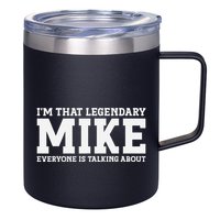 Mike Personal Name First Name Funny Mike 12oz Stainless Steel Coffee Mug