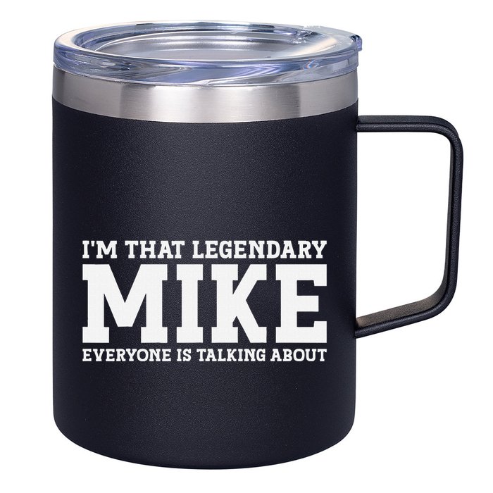 Mike Personal Name First Name Funny Mike 12oz Stainless Steel Coffee Mug