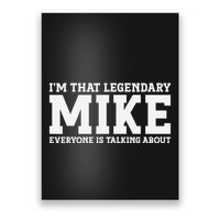 Mike Personal Name First Name Funny Mike Poster