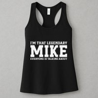 Mike Personal Name First Name Funny Mike Womens Tank Top