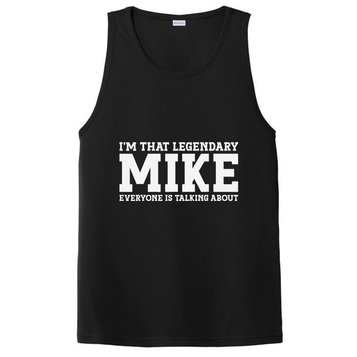 Mike Personal Name First Name Funny Mike PosiCharge Competitor Tank
