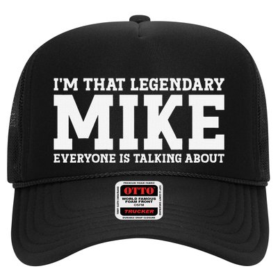 Mike Personal Name First Name Funny Mike Trucker Hat