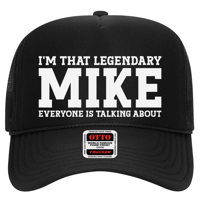 Mike Personal Name First Name Funny Mike Trucker Hat