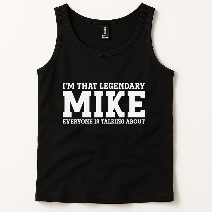 Mike Personal Name First Name Funny Mike Tank Top