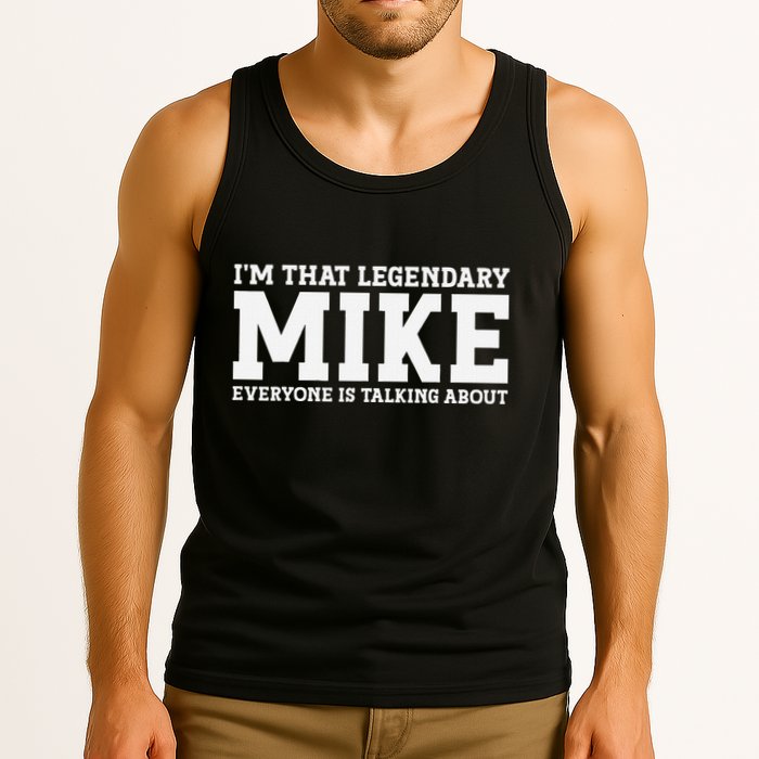 Mike Personal Name First Name Funny Mike Tank Top