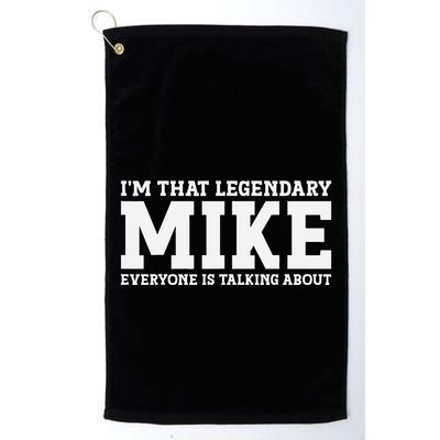 Mike Personal Name First Name Funny Mike Golf Towel