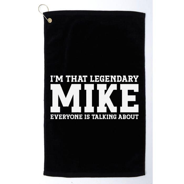 Mike Personal Name First Name Funny Mike Golf Towel