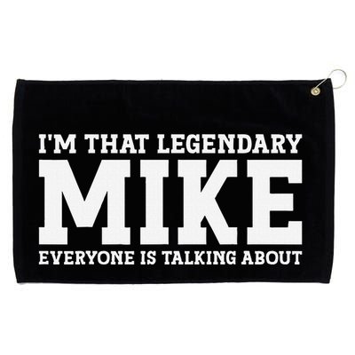 Mike Personal Name First Name Funny Mike Grommeted Golf Towel