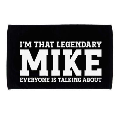 Mike Personal Name First Name Funny Mike Microfiber Hand Towel