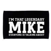 Mike Personal Name First Name Funny Mike Microfiber Hand Towel