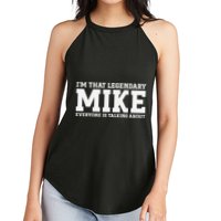 Mike Personal Name First Name Funny Mike Women's Perfect Tri Rocker Tank