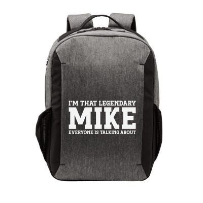 Mike Personal Name First Name Funny Mike Vector Backpack