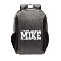 Mike Personal Name First Name Funny Mike Vector Backpack