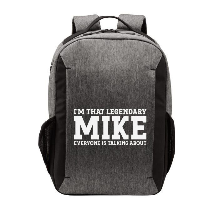 Mike Personal Name First Name Funny Mike Vector Backpack