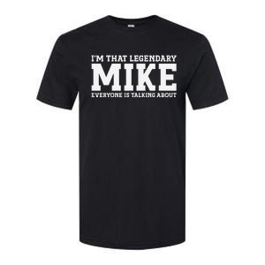 Mike Personal Name First Name Funny Mike Softstyle CVC T-Shirt