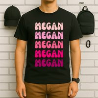 Megan Personal Name Custom Customized Personalized T-Shirt