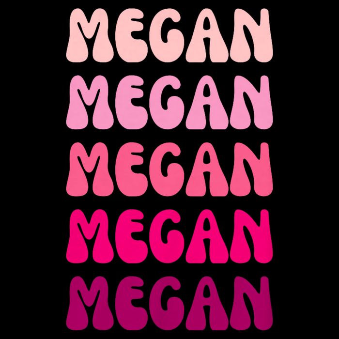 Megan Personal Name Custom Customized Personalized T-Shirt