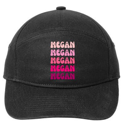 Megan Personal Name Custom Customized Personalized 7-Panel Snapback Hat