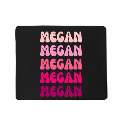 Megan Personal Name Custom Customized Personalized Mousepad