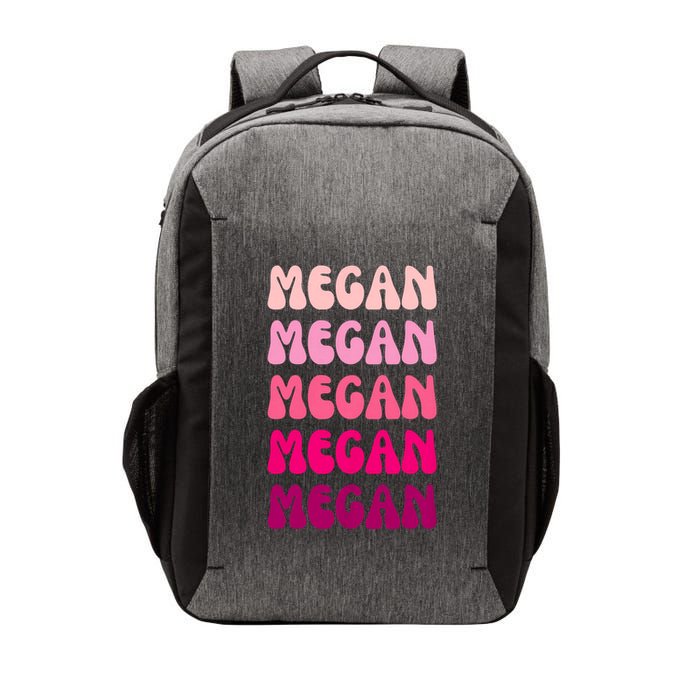 Megan Personal Name Custom Customized Personalized Vector Backpack