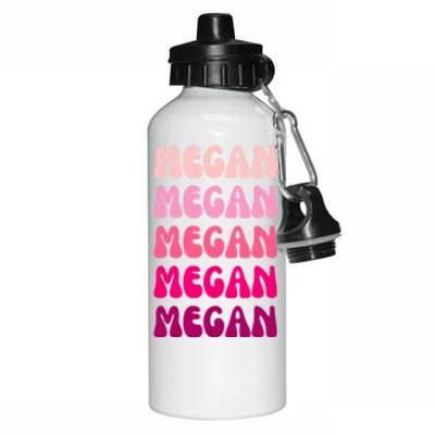 Megan Personal Name Custom Customized Personalized Aluminum Water Bottle