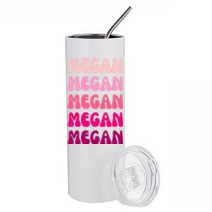 Megan Personal Name Custom Customized Personalized Stainless Steel Tumbler