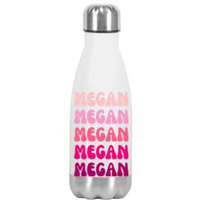 Megan Personal Name Custom Customized Personalized Stainless Steel Insulated Water Bottle