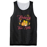 My Princess Name Is Taco Belle Funny Pun Cinco De Mayo Mesh Reversible Basketball Jersey Tank