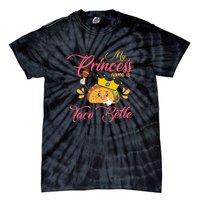 My Princess Name Is Taco Belle Funny Pun Cinco De Mayo Tie-Dye T-Shirt