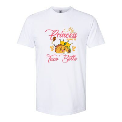 My Princess Name Is Taco Belle Funny Pun Cinco De Mayo Softstyle CVC T-Shirt