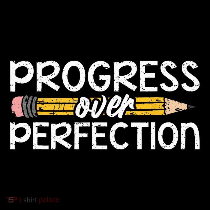 Motivational Progress Over Perfection Back To School Teacher Sustainable Bucket Hat