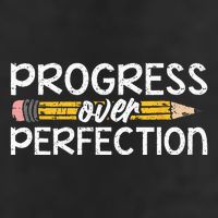 Motivational Progress Over Perfection Back To School Teacher Adult Drive Performance Visor